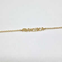 Carica l'immagine nel visualizzatore di Gallery, Bracciale con nome in oro giallo 18 kt