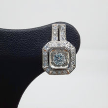 Carica l'immagine nel visualizzatore di Gallery, Orecchini diamanti in oro bianco 18kt ORD1