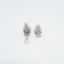 Carica l'immagine nel visualizzatore di Gallery, Orecchini diamanti in oro bianco 18kt ORD1