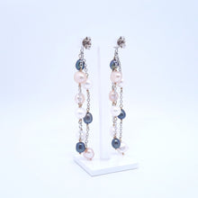 Carica l'immagine nel visualizzatore di Gallery, Orecchini con perle e oro 18 kt ORP4