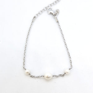 Bracciale Alisia con perle in argento 925