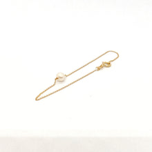 Carica l&#39;immagine nel visualizzatore di Gallery, Bracciale in oro giallo 18 kt e perla
