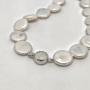 Collana con perle naturali in argento 925